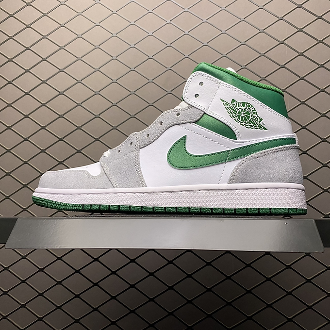 Jordan 1 grey pine green
