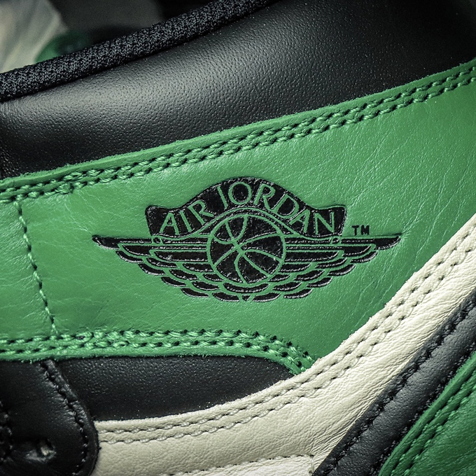 Jordan 1 black and green toe