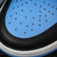 Air jordan 1 north carolina blue and black toe