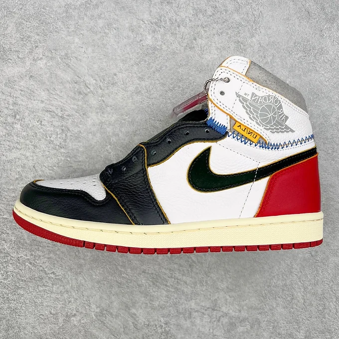 Air jordan 1 UN stitching black toe