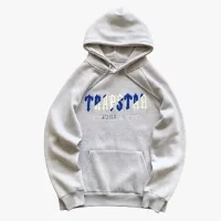 Trapstar hoodie grey/blue