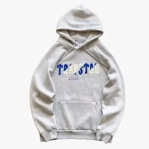 Trapstar hoodie grey/blue