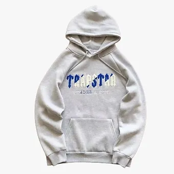 Trapstar hoodie grey/blue