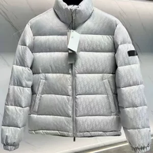 Dior Puffer Jacket Grey
