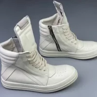 Rick Owens Sneaker High White