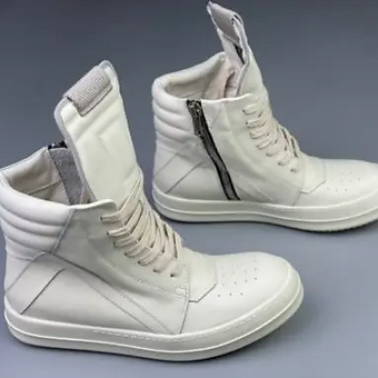 Rick Owens Sneaker High White