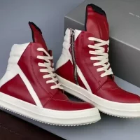 Rick Owens Sneaker High Red
