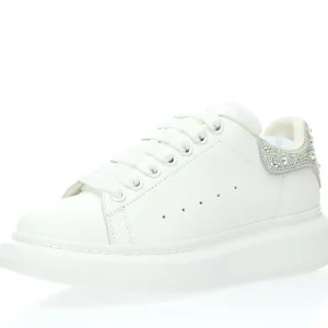 Alexander McQueen White Glitter