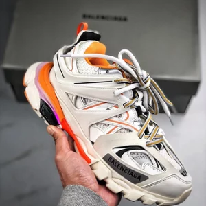 BALENCIAGA TRACK LED ORANGE WHITE