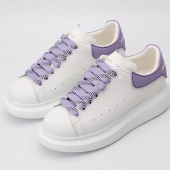 Alexander McQueen White Purple