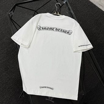 Chrome Hearts Tee Backprint White