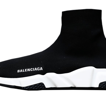 Balenciaga Speed TRAINER Black White 1