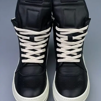 Rick Owens Sneaker High Black White