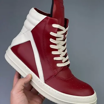 Rick Owens Sneaker High Red