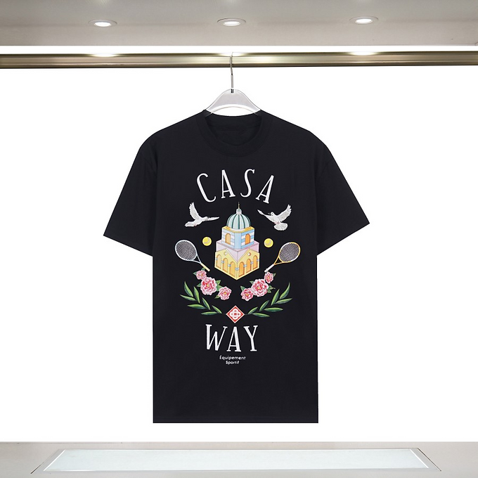 3b731d_9789ef37370d430abc122e2e7e035d3d~mv2 Casablanca T-Shirt Black and White16