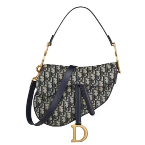 Dior Bag Navy Monogram Big D