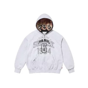 Supreme x Maison Margiela Zip Hoodie Grey