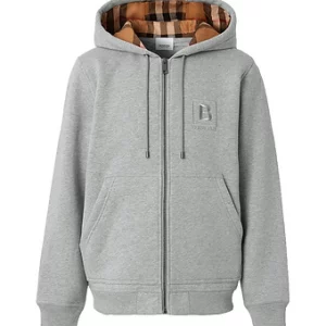 Burberry Zip Hoodie "B" Logo