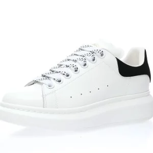 Alexander McQueen White Laces Black