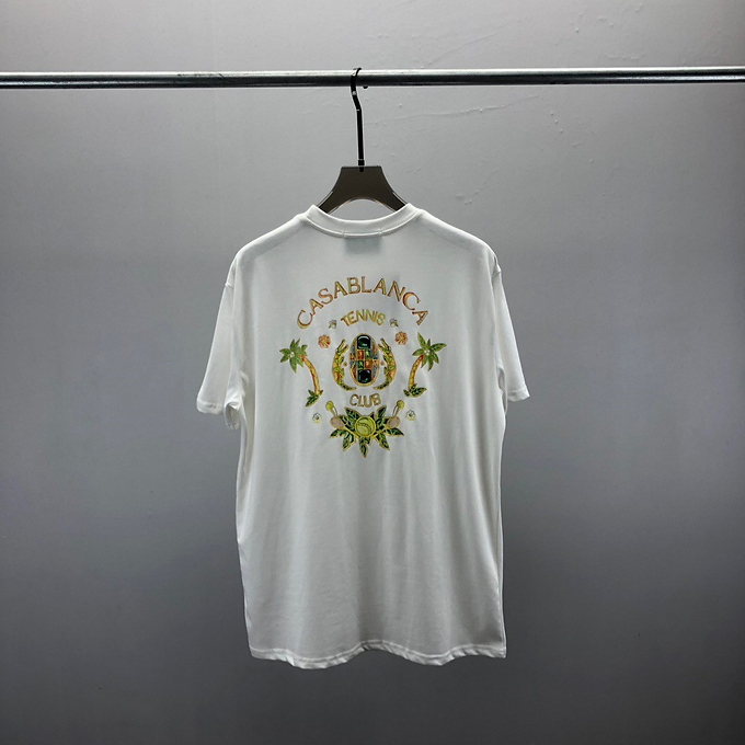 Casablanca T-Shirt Black and White13
