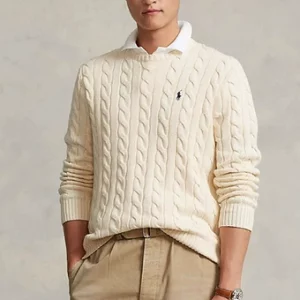RL Thin Classic Sweater Beige