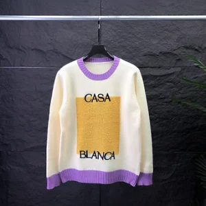 Casa Blanca Knit Cream Purple