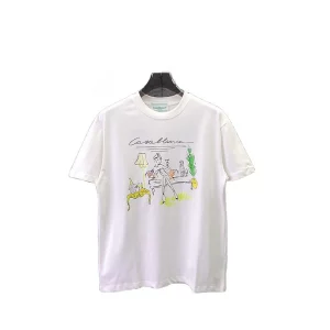 Casablanca T-Shirt Black and White17