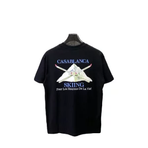 Casablanca T-Shirt Black and White18