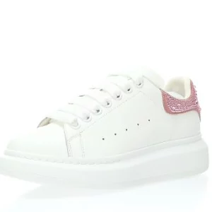 Alexander McQueen White Rose Glitter