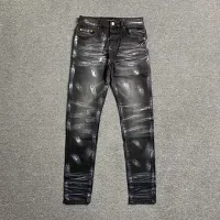 Purple Jeans gray / black ripped