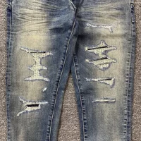 Purple Jeans ripped classic blue