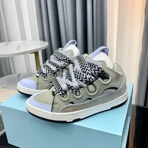 Lavins white/Brown/Sky Blue Striped