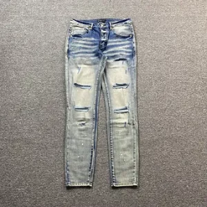 Purple Jeans street blue