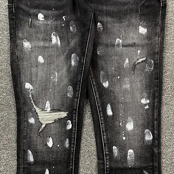Purple Jeans black night