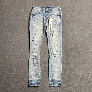 Purple Jeans ripped blue