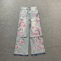 Purple jeans bright summer