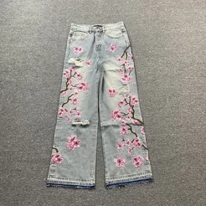 Purple jeans bright summer