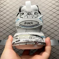 Balenciaga Tracks white babyblue