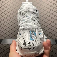 Balenciaga Tracks white babyblue
