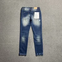 Purple ocean blue jeans