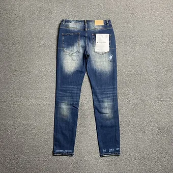 Purple ocean blue jeans