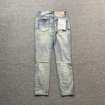 Purple Jeans street blue