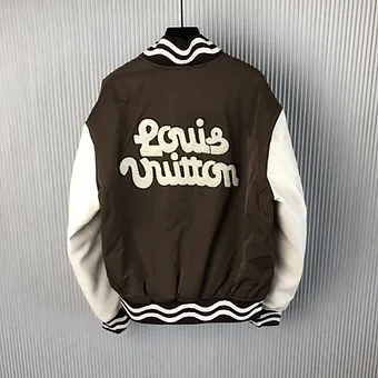 Louis Vuitton Jacket Brown Old School