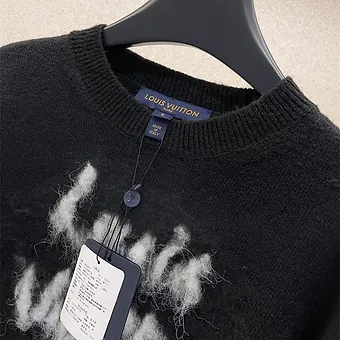 LV 1V Sweater Top Version Black