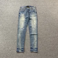 Purple Jeans ripped classic blue