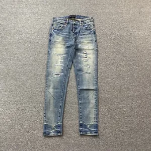 Purple Jeans ripped classic blue