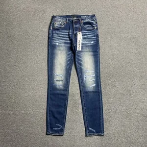 Purple ocean blue jeans