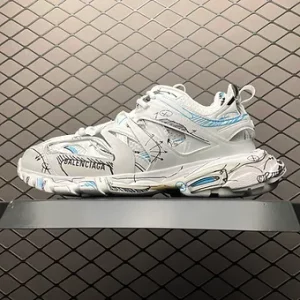Balenciaga Tracks white babyblue