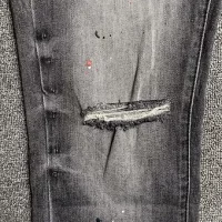 Purple Jeans ripped blackgray