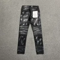 Purple Jeans gray / black ripped